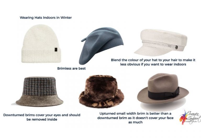 Can You Wear Hats Indoors in Winter at Work? — Inside Out Style