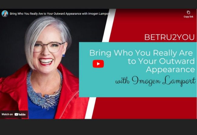 Bring who you really are to your outward appearance interview with Imogen Lamport