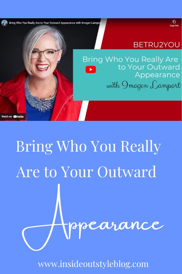 Bring who you really are to your outward appearance interview with Imogen Lamport