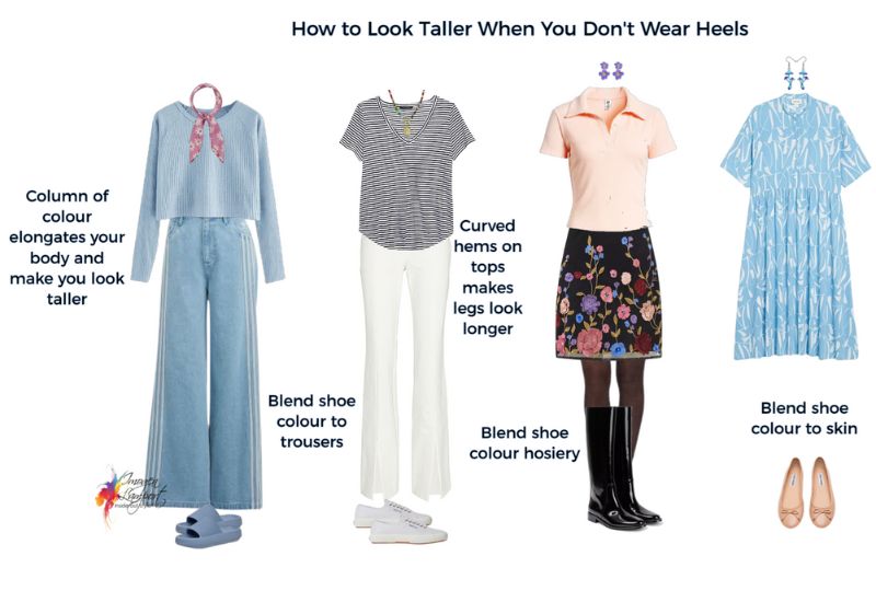 How to look taller when you don't wear heels