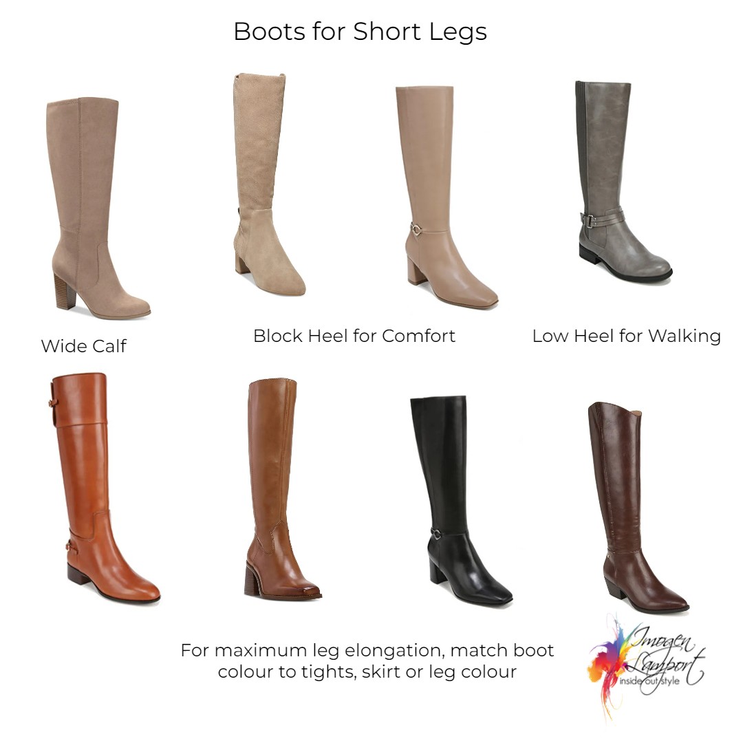 Knee high boots make legs look longer