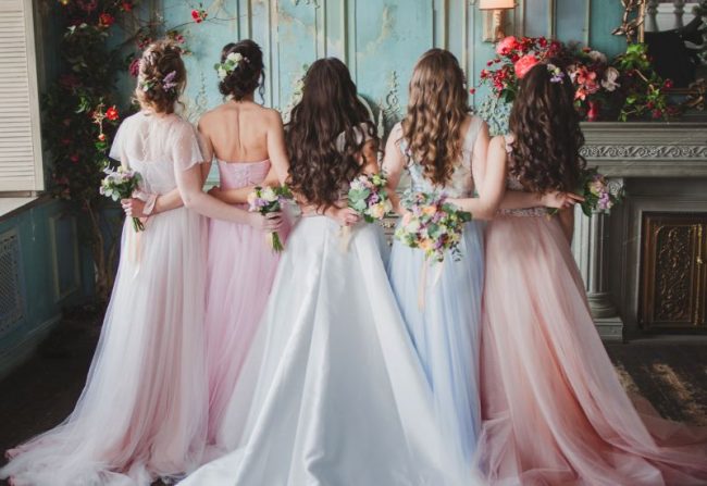 Choosing flattering bridesmaid dresses