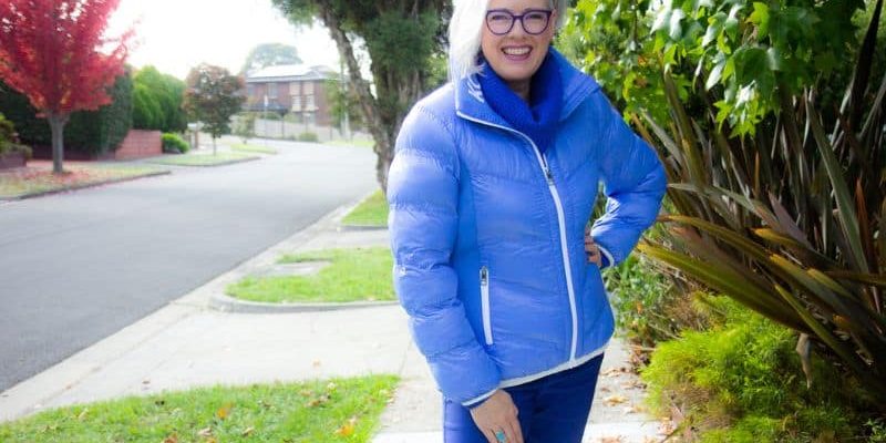 Selectsing a flattering puffer jacket or coat