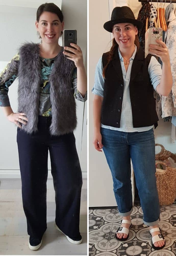 Sleeveless vests, fur and quilting for post mastectomy dressing