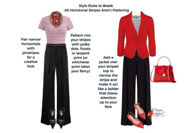 all horizontal stripes aren’t flattering all horiztonal stripes aren't flattering and you can't mix patterns