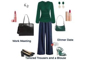 Wear to a meeting then out to a date - how to dress up or down your work outfit