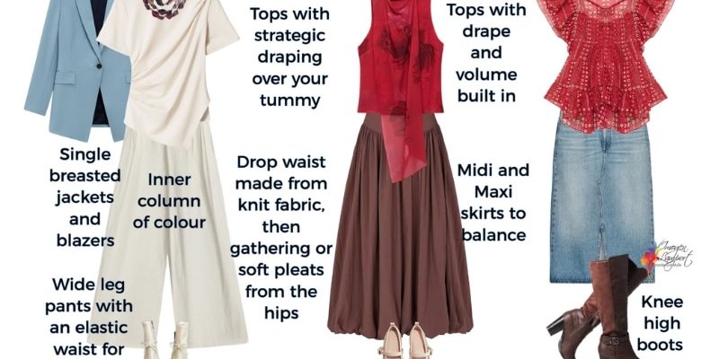 How to Flatter Slim Legs and a Bloated Belly with Confidence and Style