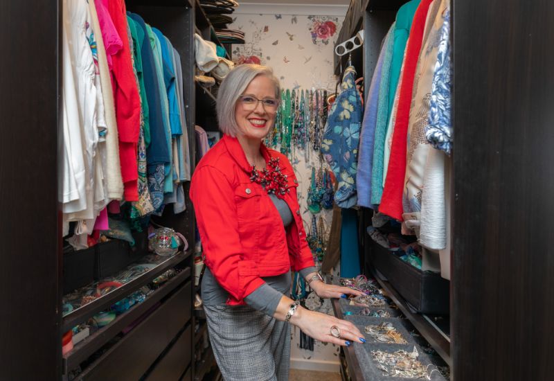 organise your wardrobe to make creating outfits easy