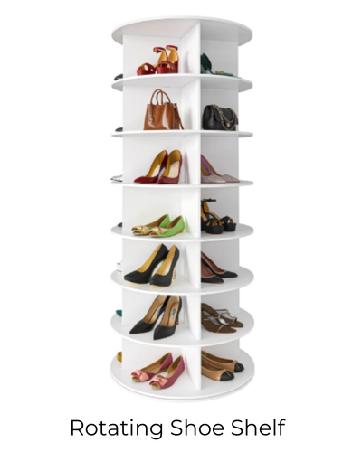 Rotating Shoe Shelf