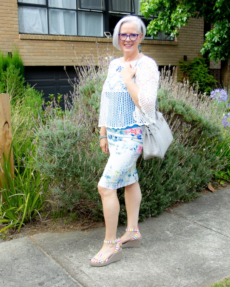 mixing texture and prints