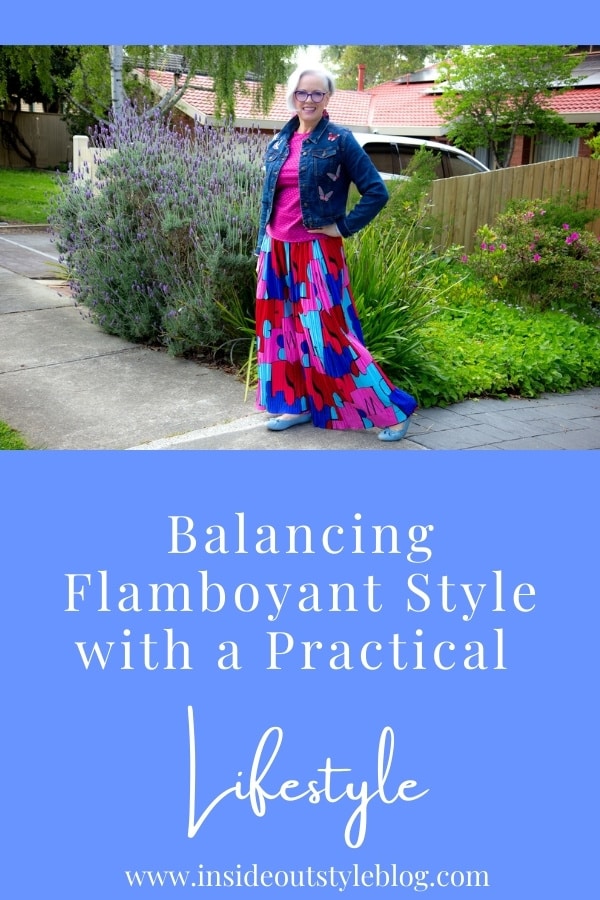 Balancing Flamboyant Style with a Practical Lifestyle