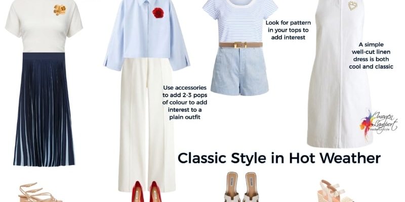 classic style in hot weather