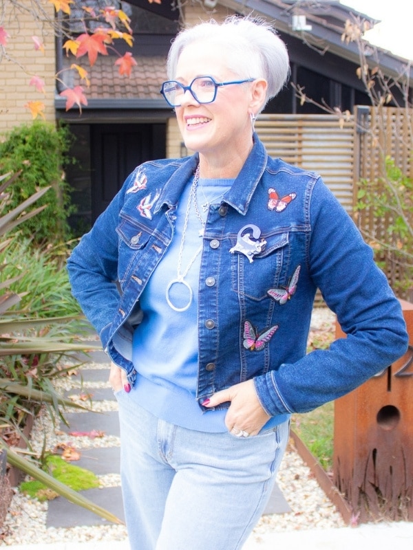 denim jacket is a basic - but it doesn't have to be boring