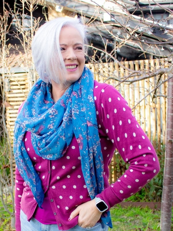 polka dots and florals are feminine prints
