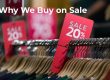Why We Buy on Sale