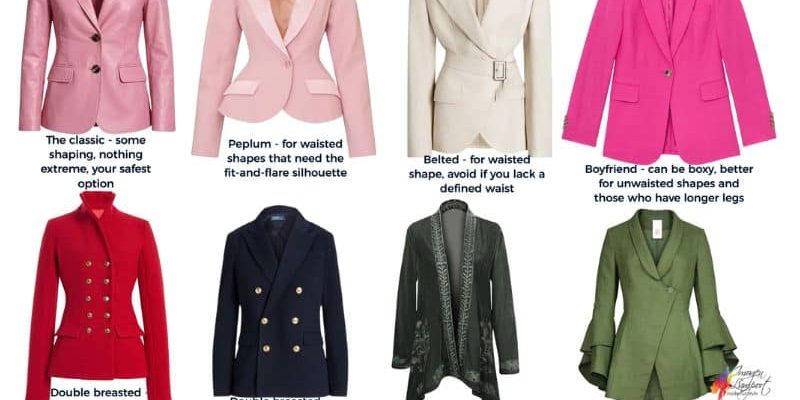 Blazer styles and features - what to look for when buying for your body