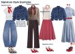 signature style examples in a capsule
