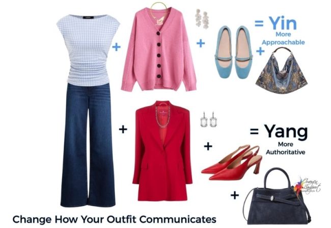 Change how your outfit communicates using Yin and Yang
