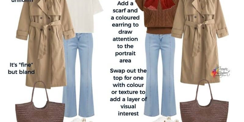 stop wearing a uniform and add some personality and visual interest